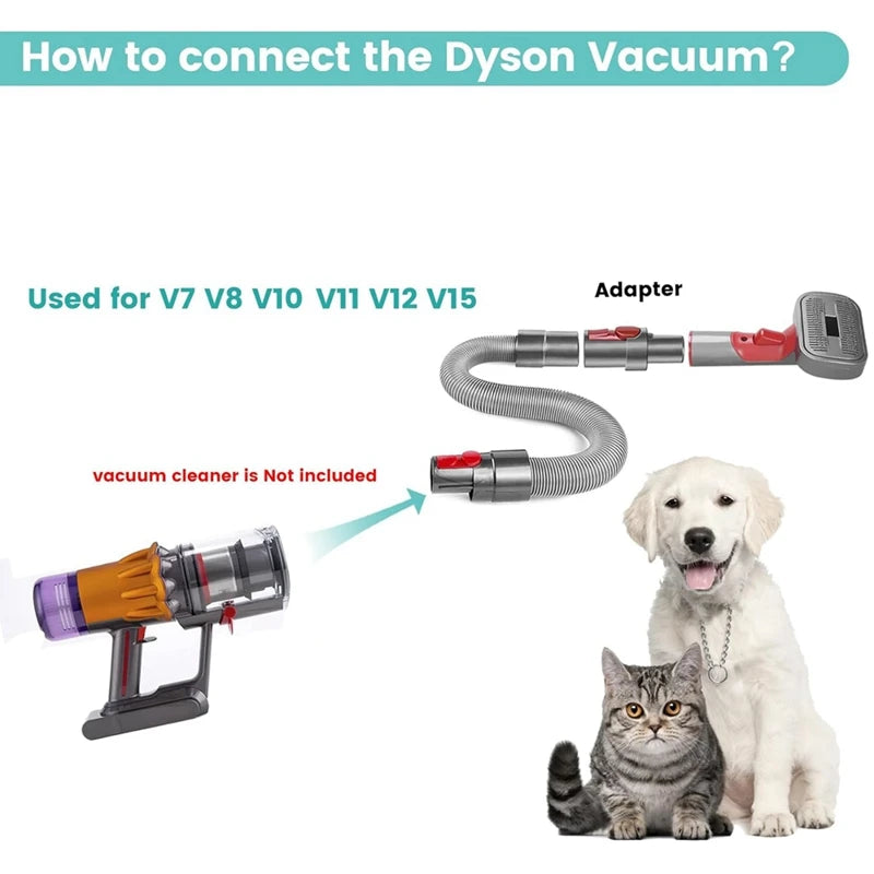 HappyTails™ - Pet Grooming Kit & Vacuum Attachment for Dyson