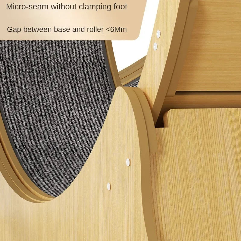 HappyTails™ - Wooden Silent Cat Exercise Wheel & Climbing Fitness Ring