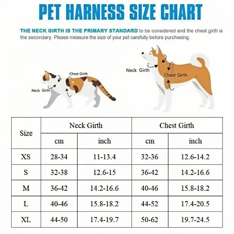 HappyTails™ - Adorable Bear Patch Breathable Vest Harness & Leash Set