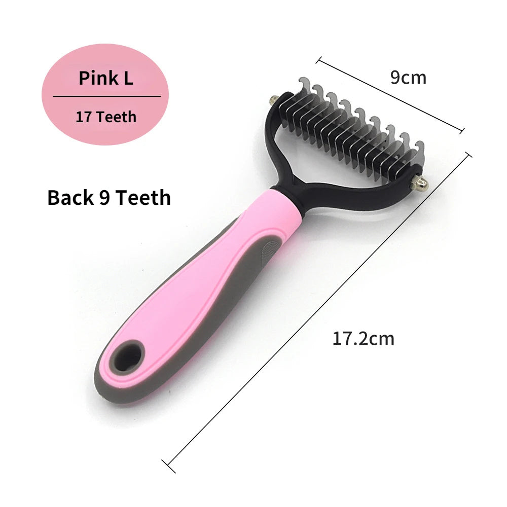 HappyTails™ - Professional Pet Deshedding & Dematting Brush