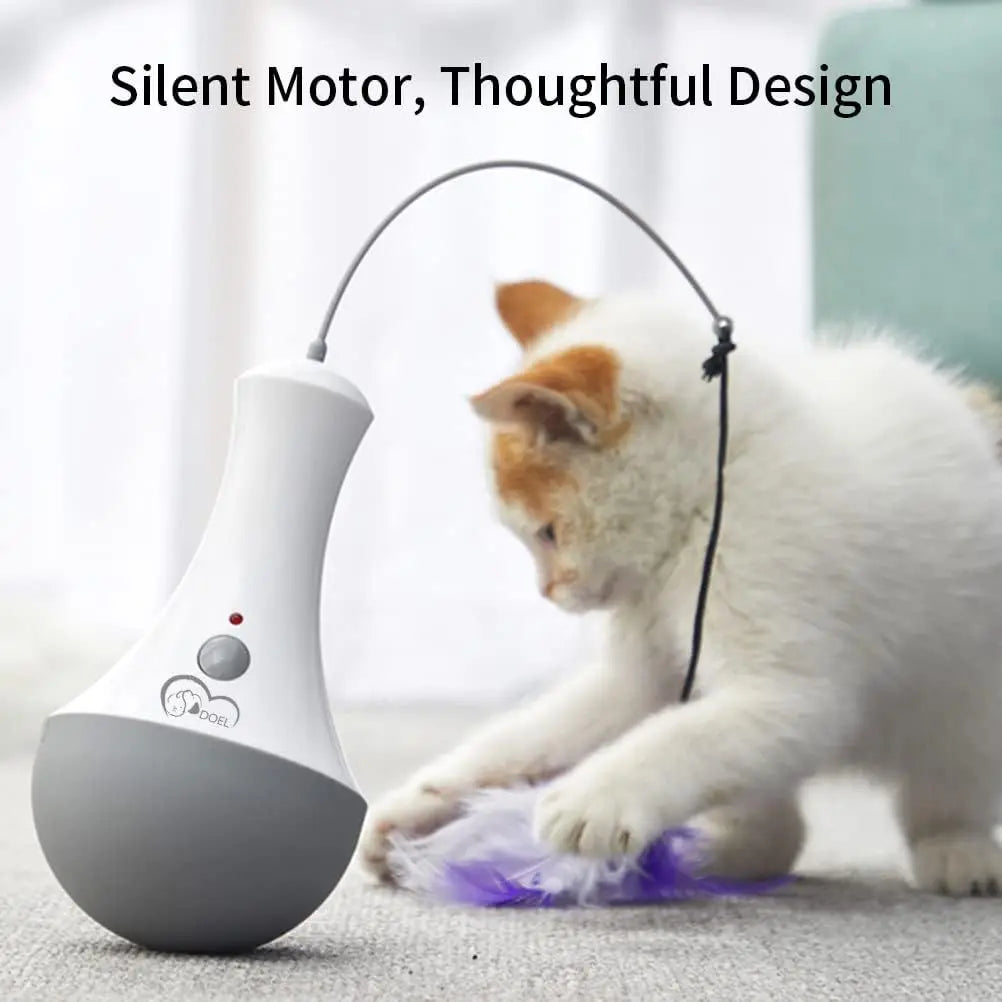 HappyTails™ - Interactive 360° Rotating Cat Toy