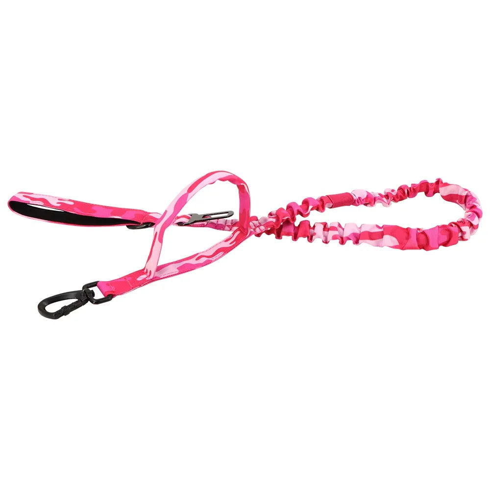 HappyTails™ - Heavy-Duty Tactical Dog Training Collar & Bungee Leash Set