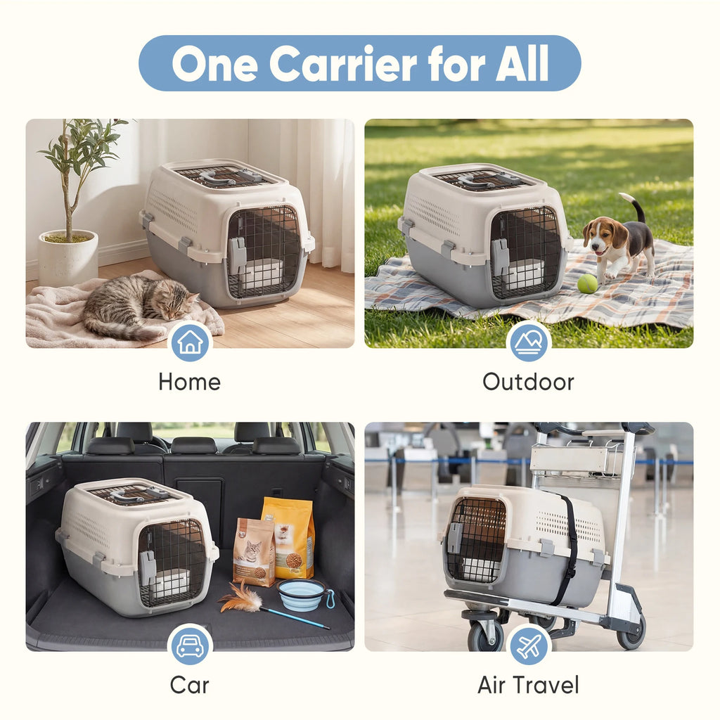 HappyTails™ - Essential 23-Inch Travel Pet Carrier