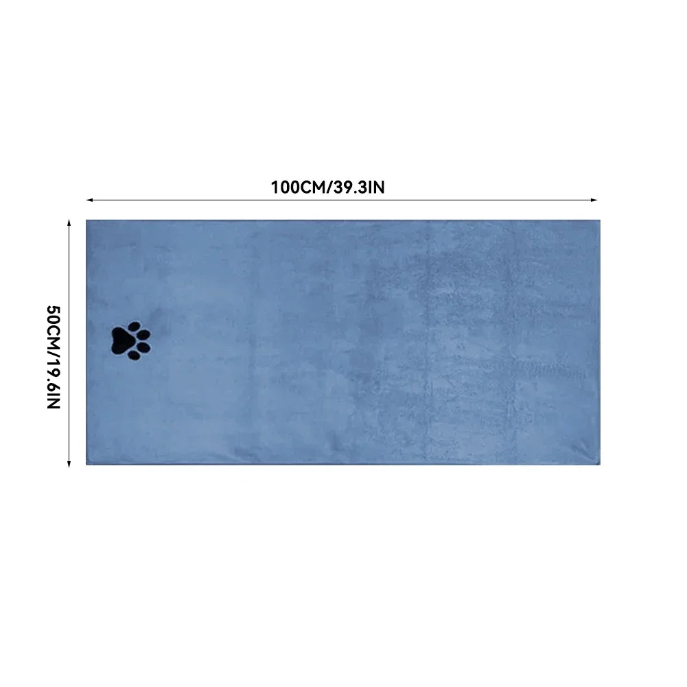 HappyTails™ - Super Soft Microfiber Pet Bath Towel