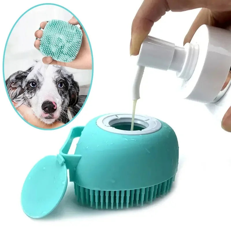 HappyTails™ - Soft Silicone Pet Bath & Massage Brush