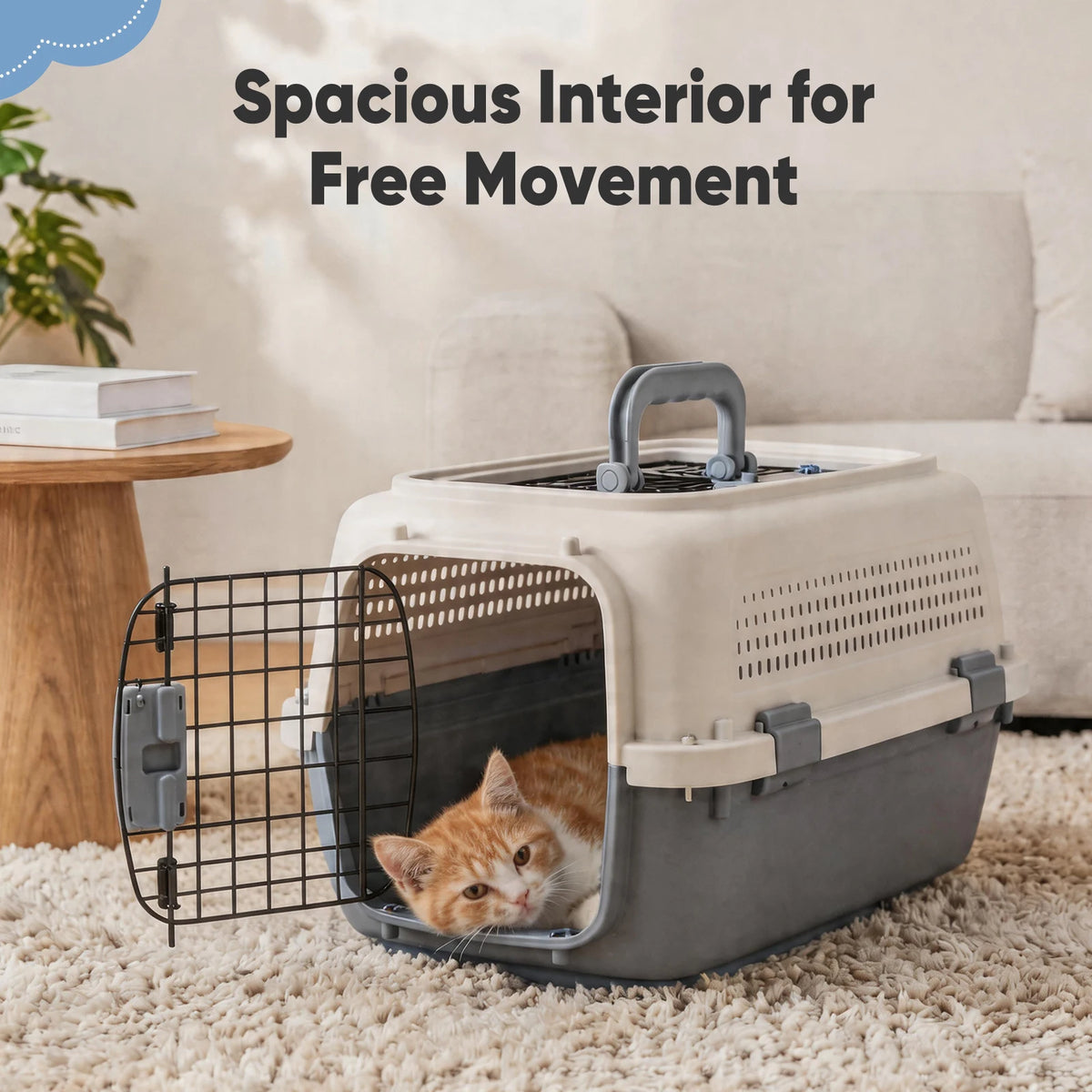 HappyTails™ - Essential 23-Inch Travel Pet Carrier