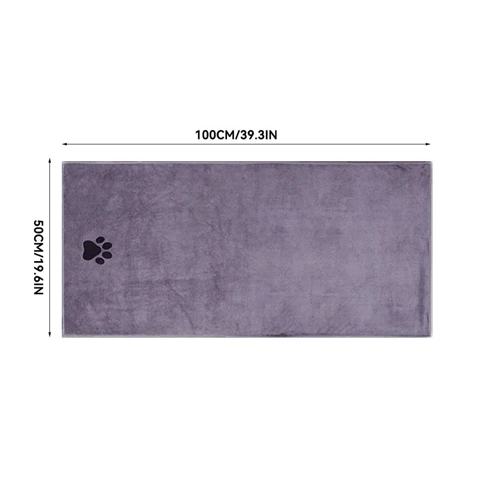HappyTails™ - Super Soft Microfiber Pet Bath Towel