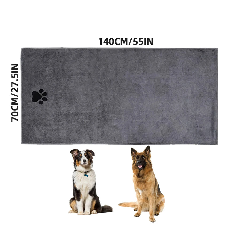 HappyTails™ - Super Soft Microfiber Pet Bath Towel