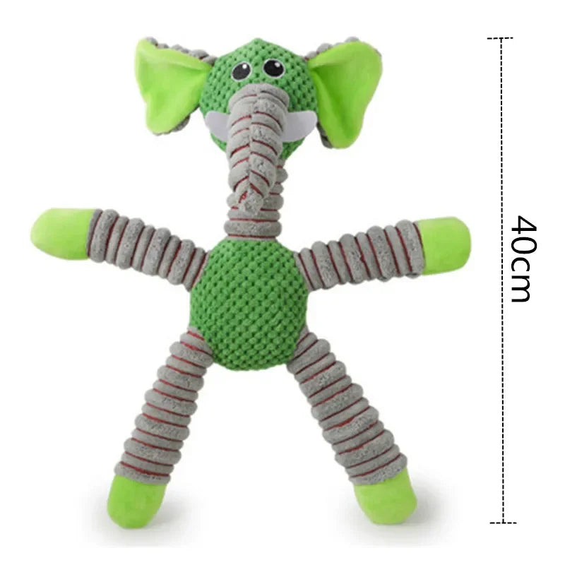 HappyTails™ - Indestructible Squeaky Plush Dog Toy
