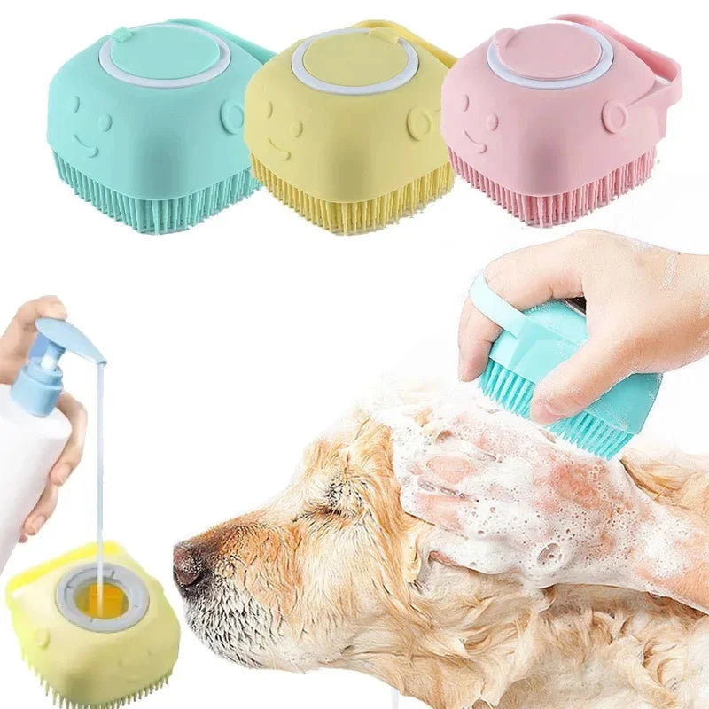 HappyTails™ - Soft Silicone Pet Bath & Massage Brush