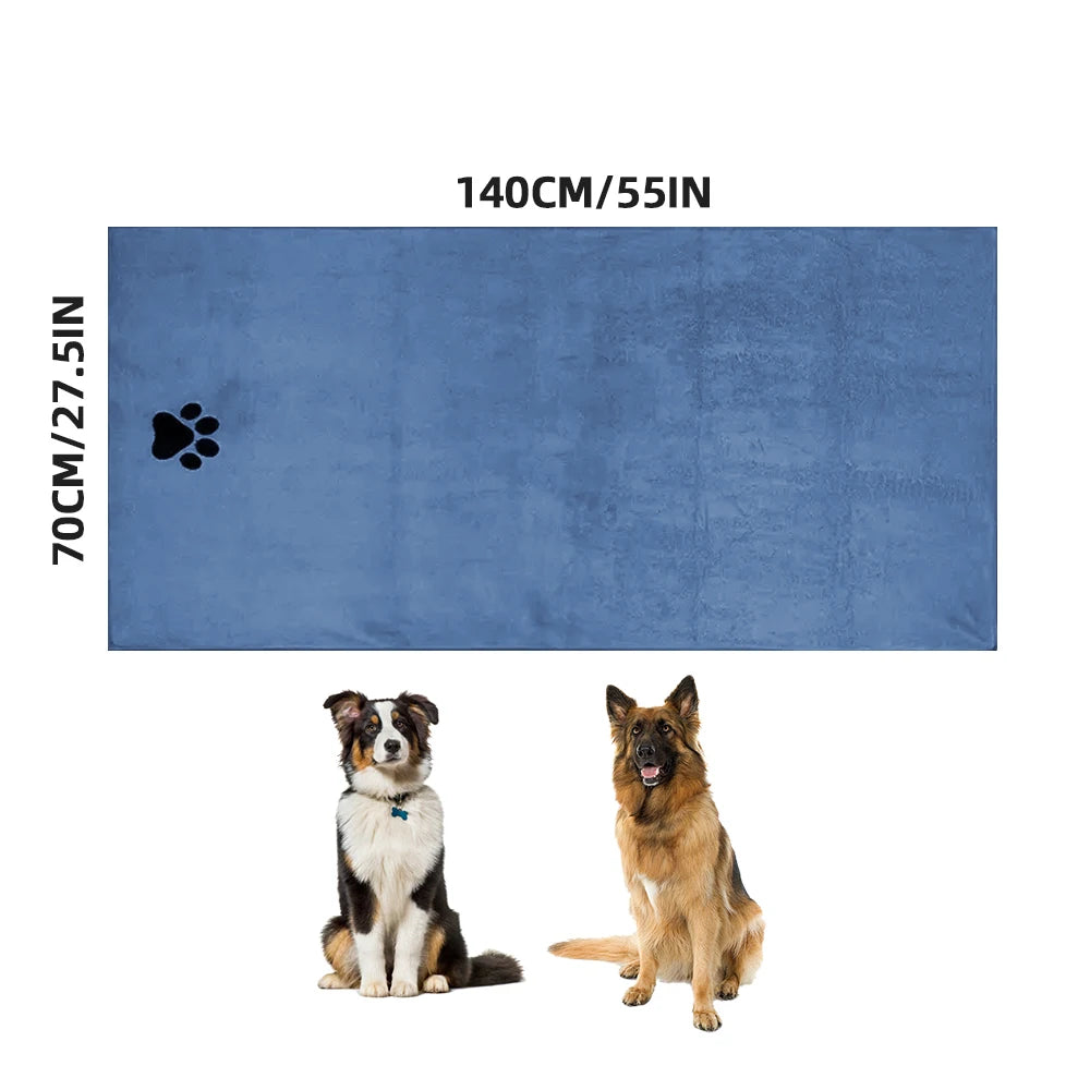 HappyTails™ - Super Soft Microfiber Pet Bath Towel