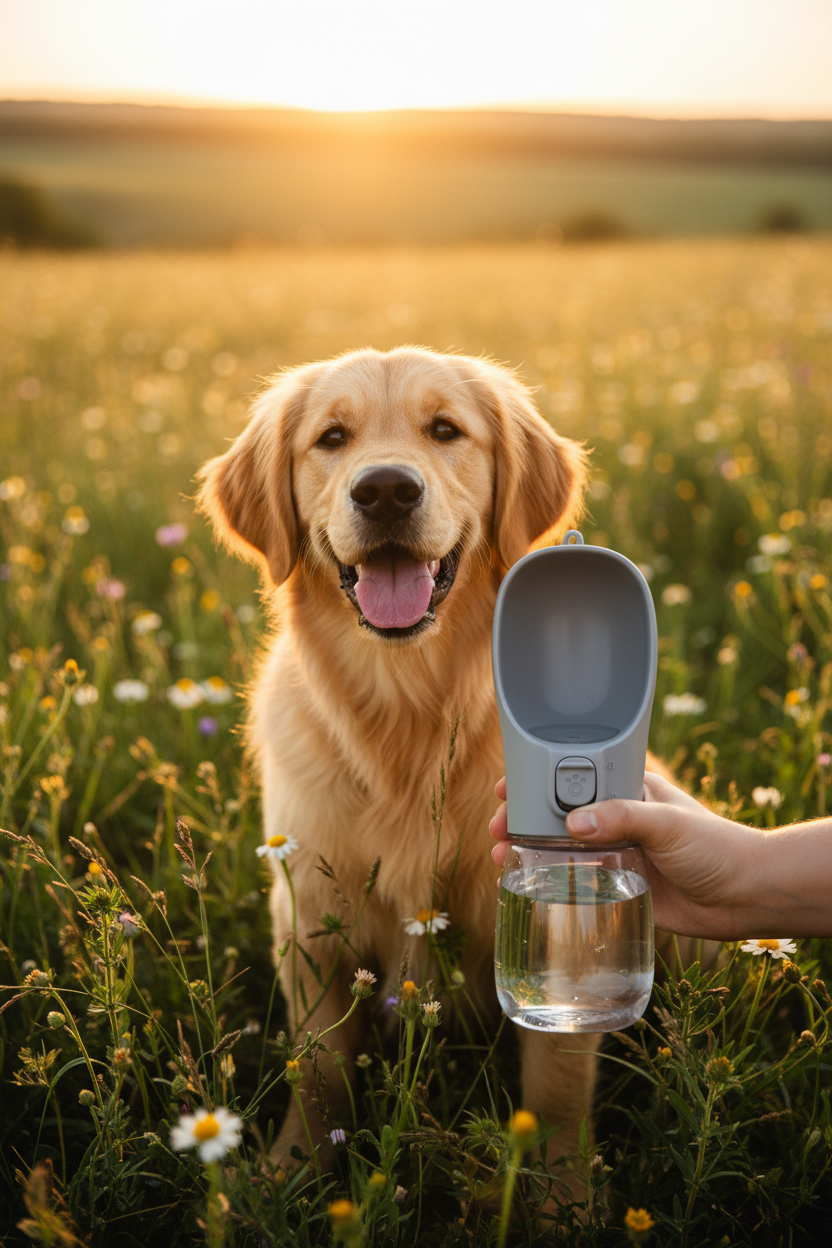 HappyTails™ - Portable Dog Water Bottle
