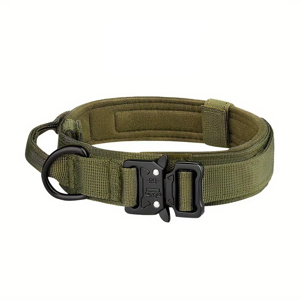 HappyTails™ - Heavy-Duty Tactical Dog Training Collar & Bungee Leash Set