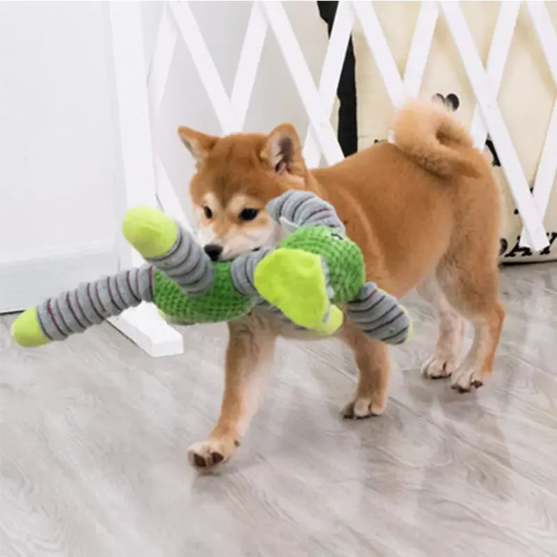 HappyTails™ - Indestructible Squeaky Plush Dog Toy