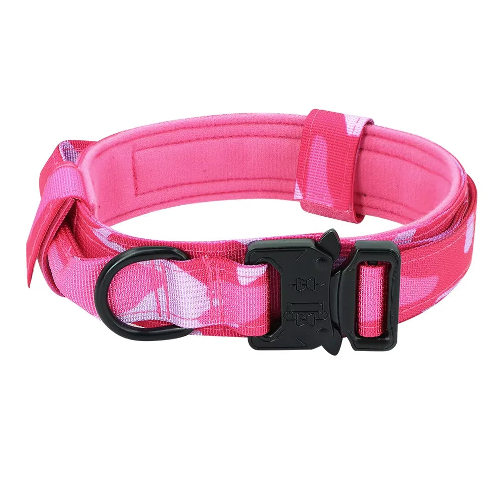 HappyTails™ - Heavy-Duty Tactical Dog Training Collar & Bungee Leash Set