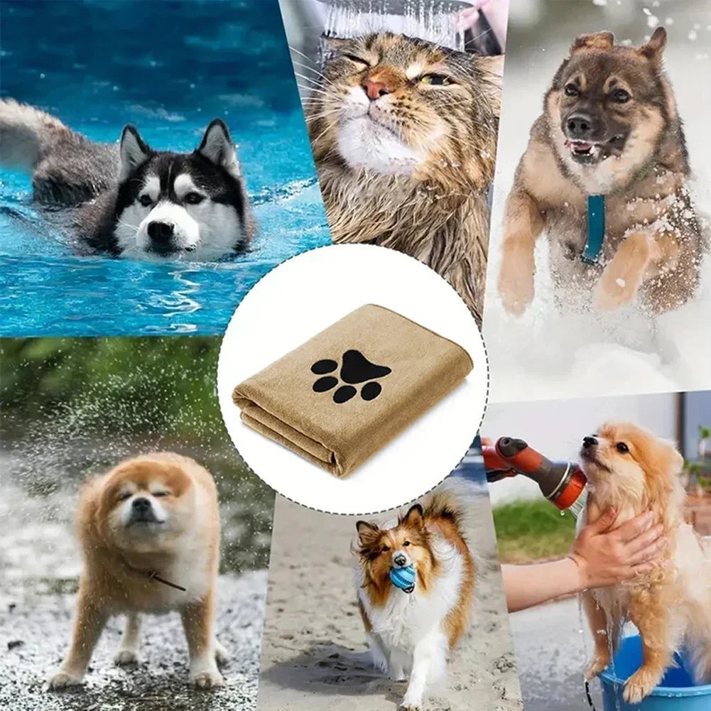 HappyTails™ - Super Soft Microfiber Pet Bath Towel