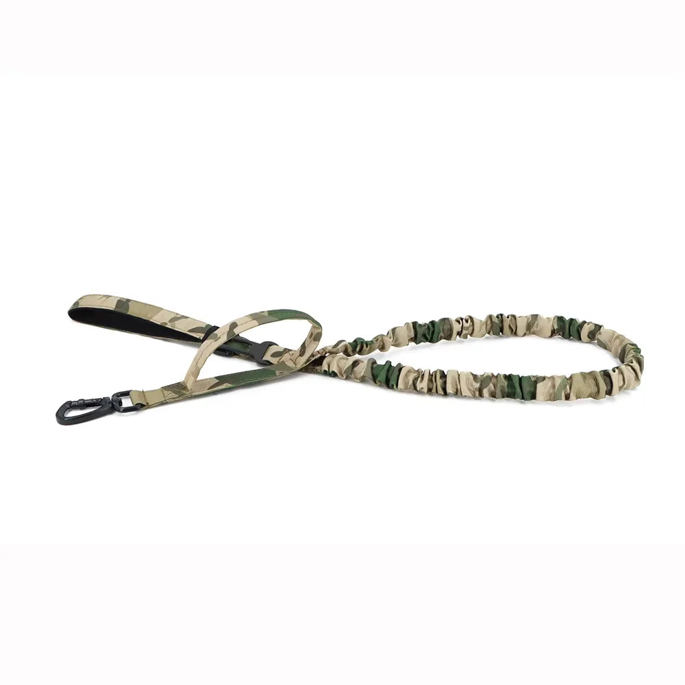 HappyTails™ - Heavy-Duty Tactical Dog Training Collar & Bungee Leash Set