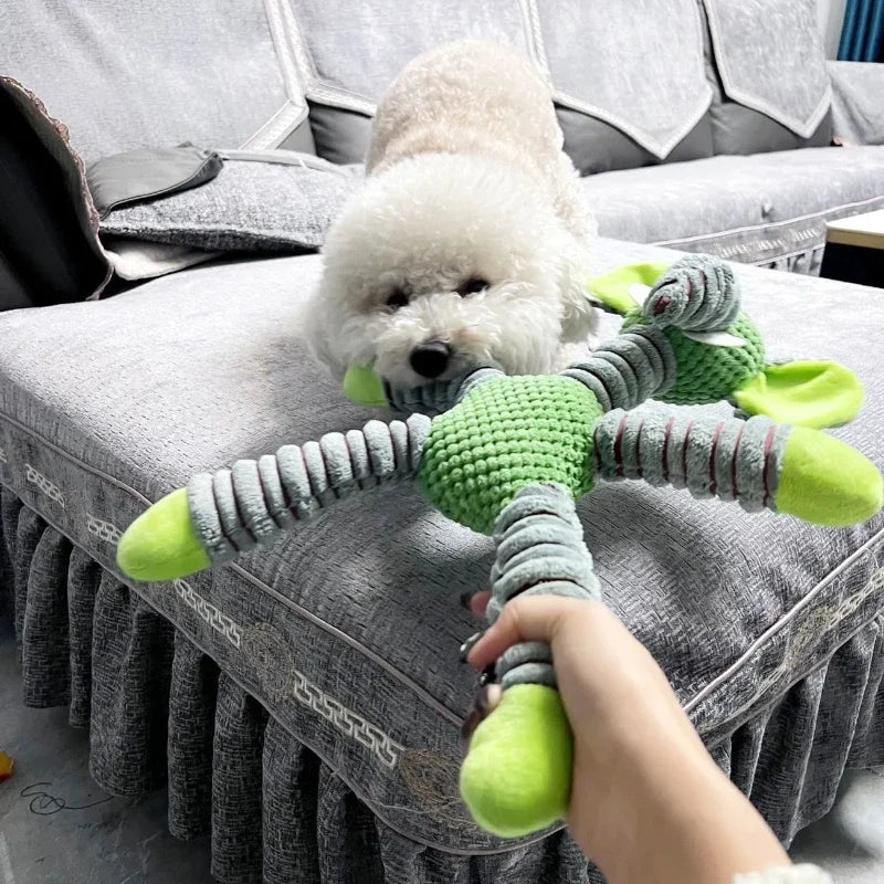 HappyTails™ - Indestructible Squeaky Plush Dog Toy