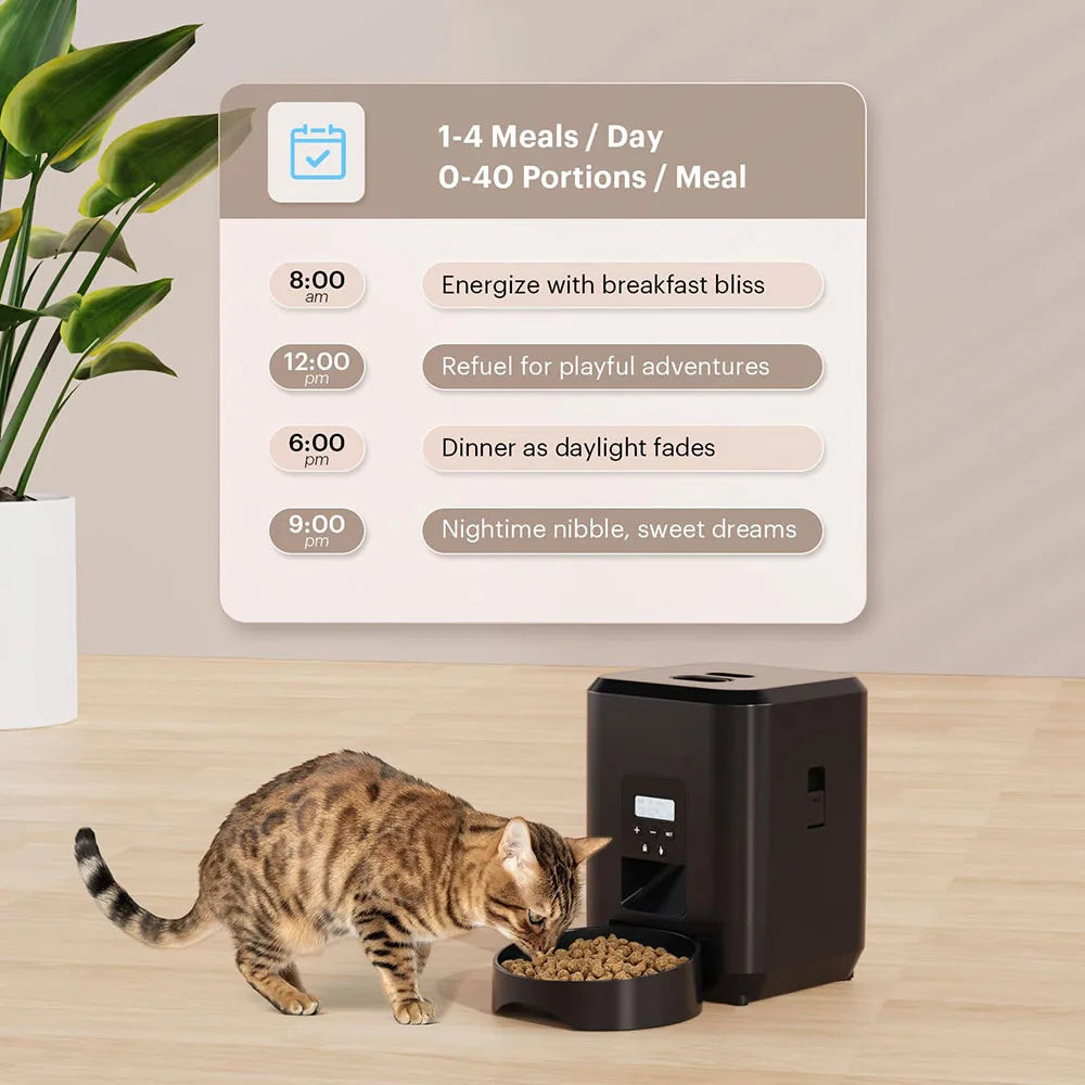 HappyTails™ - Smart Automatic Pet Feeder & Food Dispenser