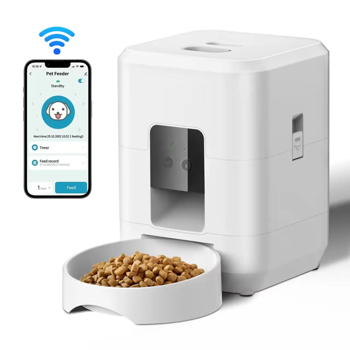 HappyTails™ - Smart Automatic Pet Feeder & Food Dispenser
