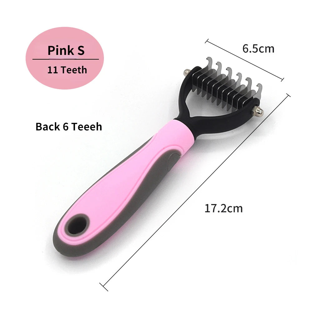 HappyTails™ - Professional Pet Deshedding & Dematting Brush
