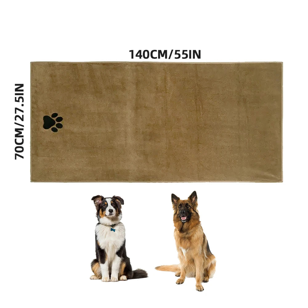 HappyTails™ - Super Soft Microfiber Pet Bath Towel