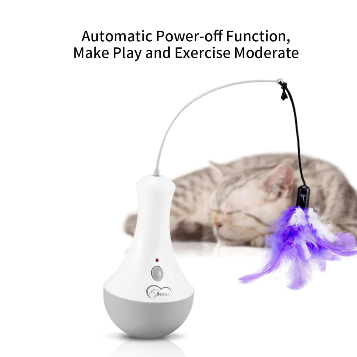 HappyTails™ - Interactive 360° Rotating Cat Toy