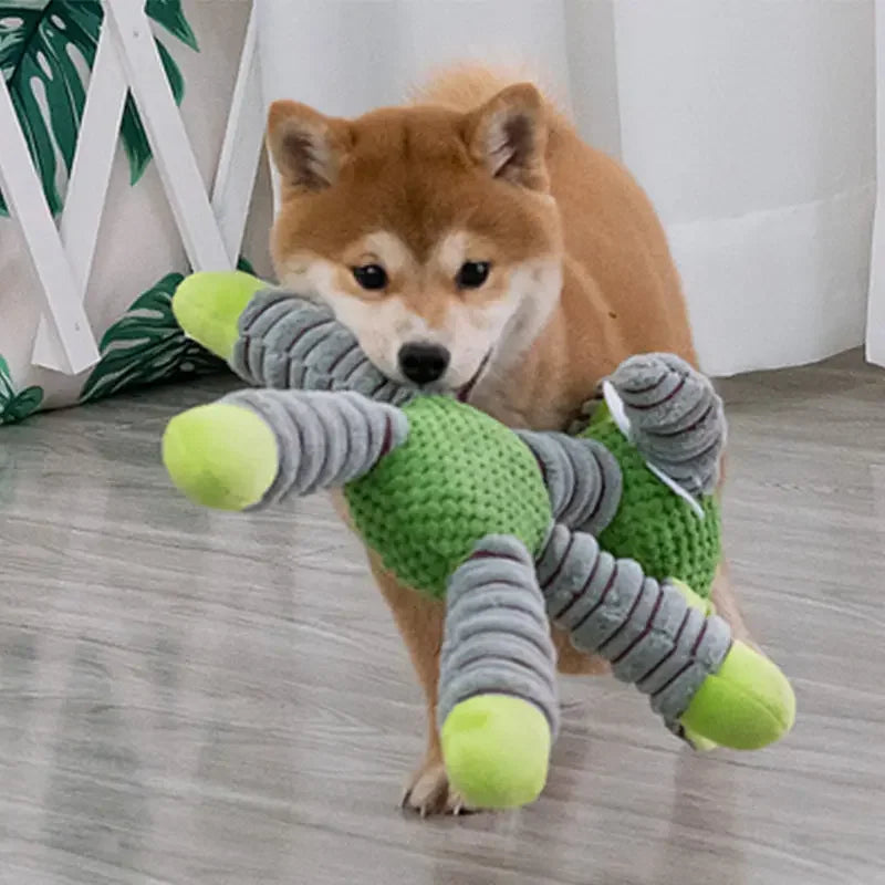 HappyTails™ - Indestructible Squeaky Plush Dog Toy