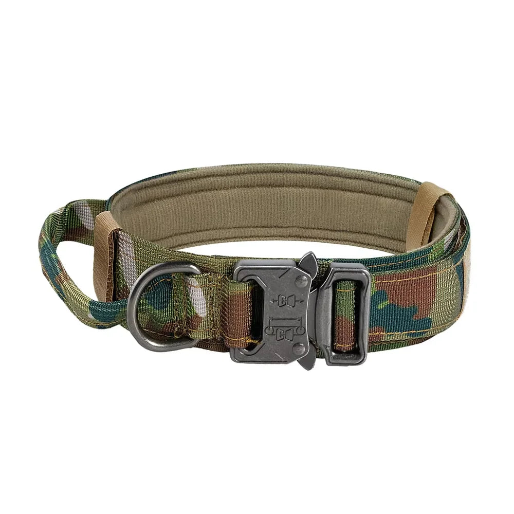 HappyTails™ - Heavy-Duty Tactical Dog Training Collar & Bungee Leash Set