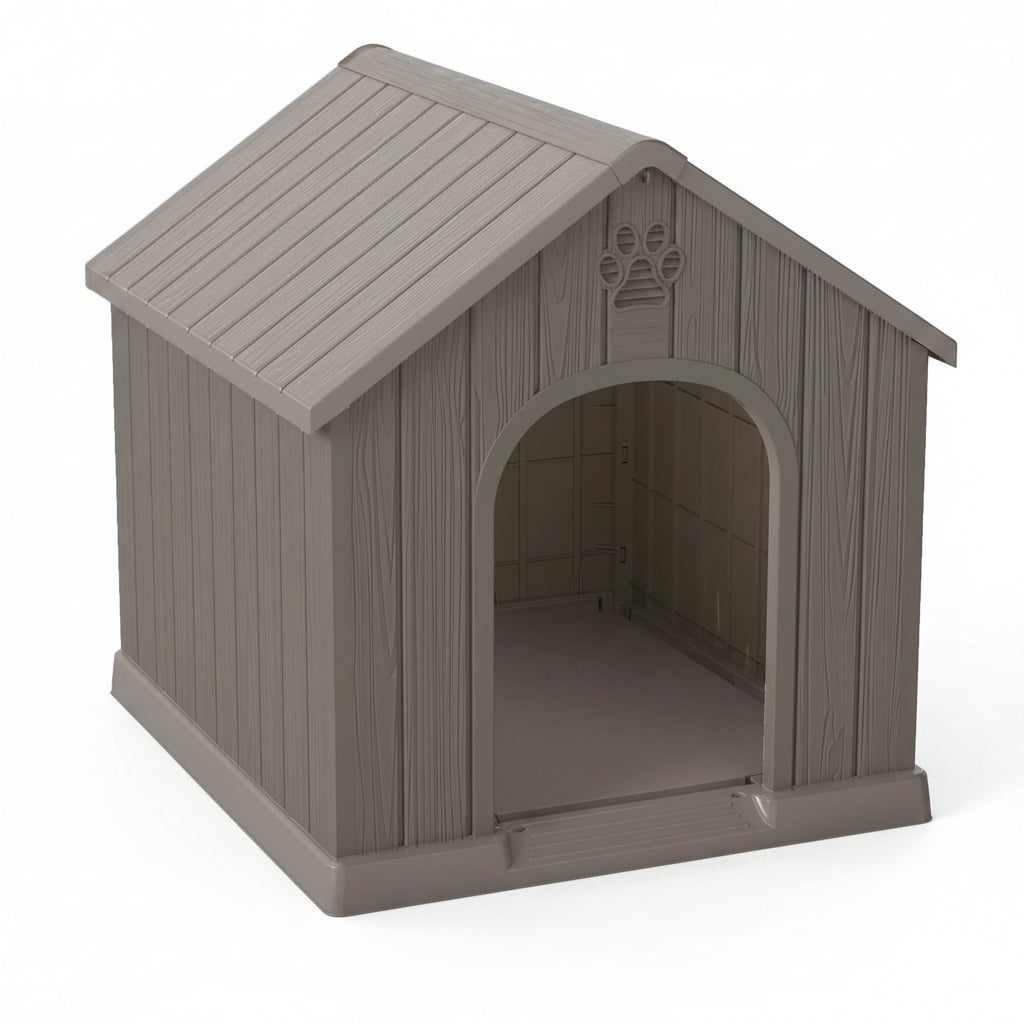 HappyTails™ -Resistant Plastic Dog House & Waterproof Kennel