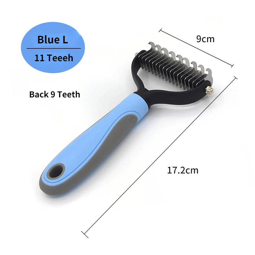 HappyTails™ - Professional Pet Deshedding & Dematting Brush